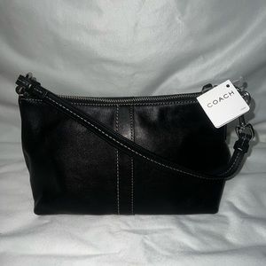 Small coach leather handbag